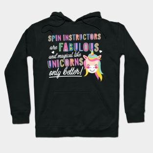 Spin Instructors are like Unicorns Gift Idea Hoodie